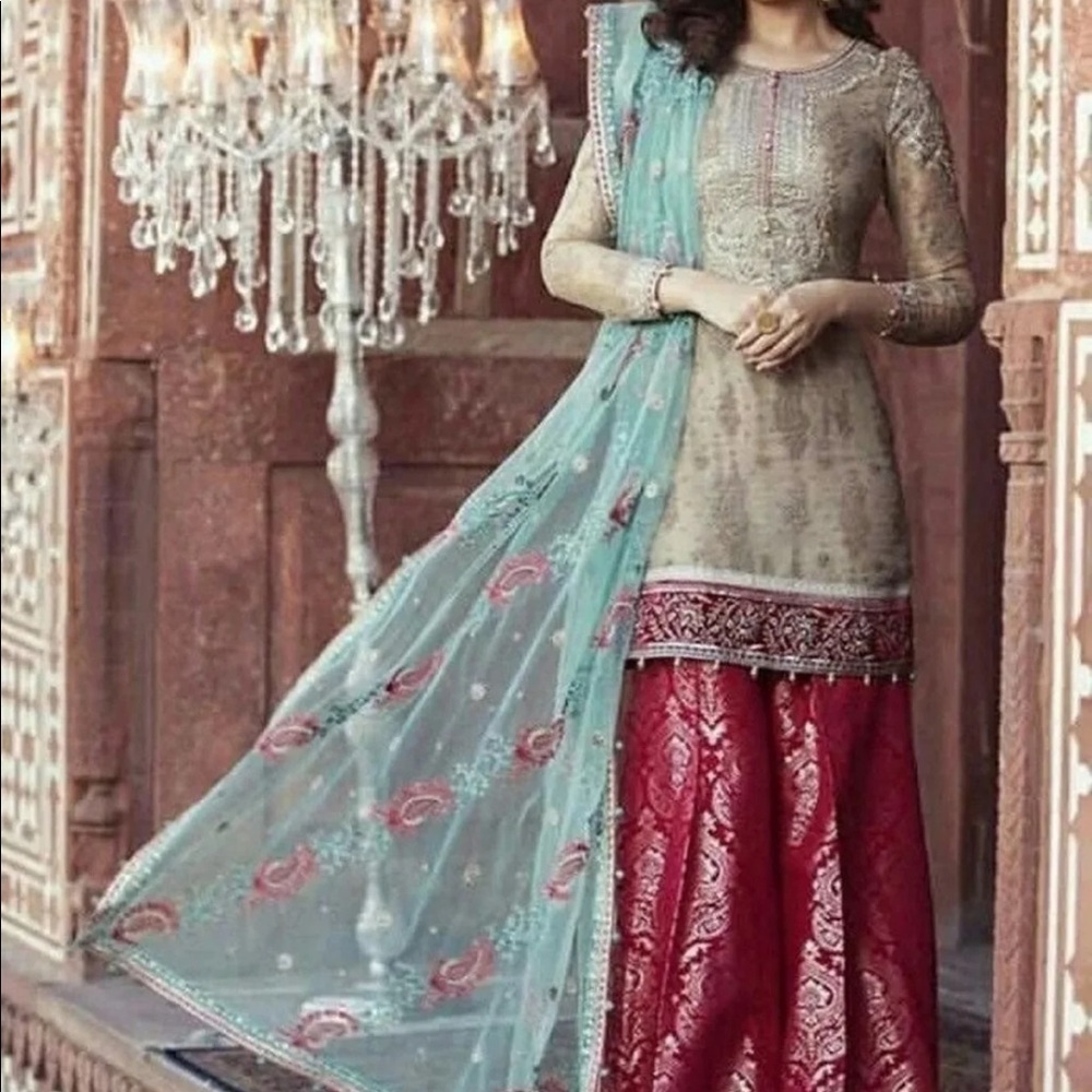 original maria b custom dress